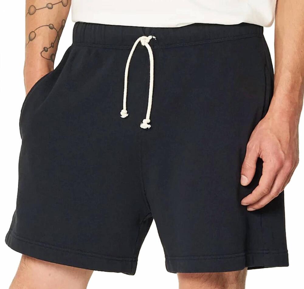 NEW MERZ B. SCHWANEN retro fleece shorts in charcoal